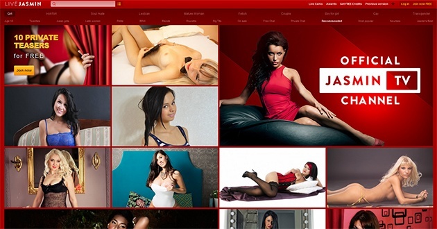 The most well-known video chat site in the world: LiveJasmin