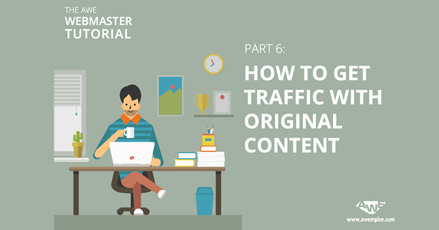 How to get traffic with original content