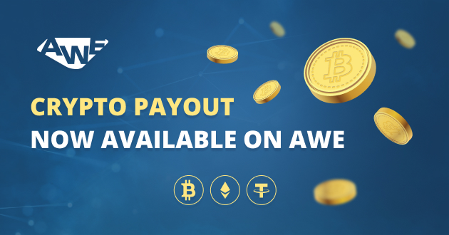 AWEmpire introduces Crypto payout!